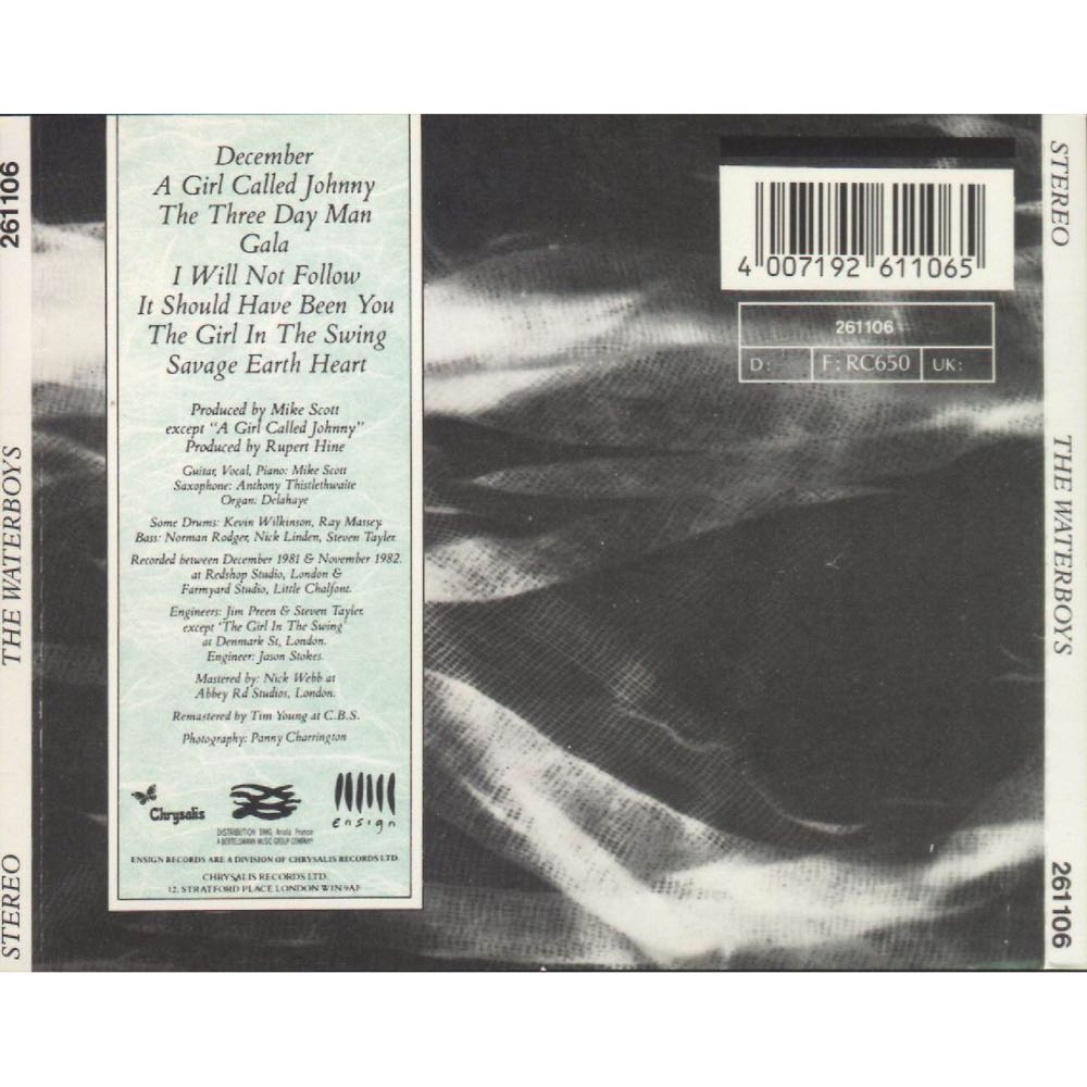 The Waterboys - Waterboys (CD) music collectible [Barcode 094632154125] - Main Image 2