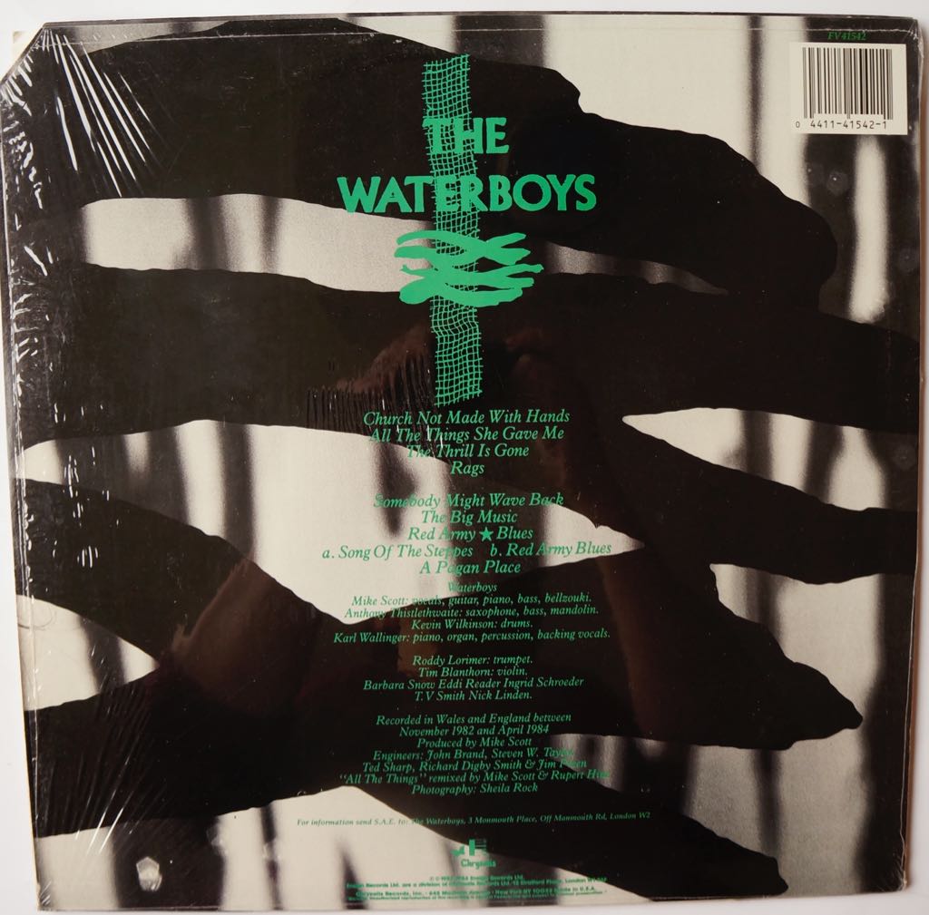 The Waterboys - Waterboys, The (12”) music collectible - Main Image 2