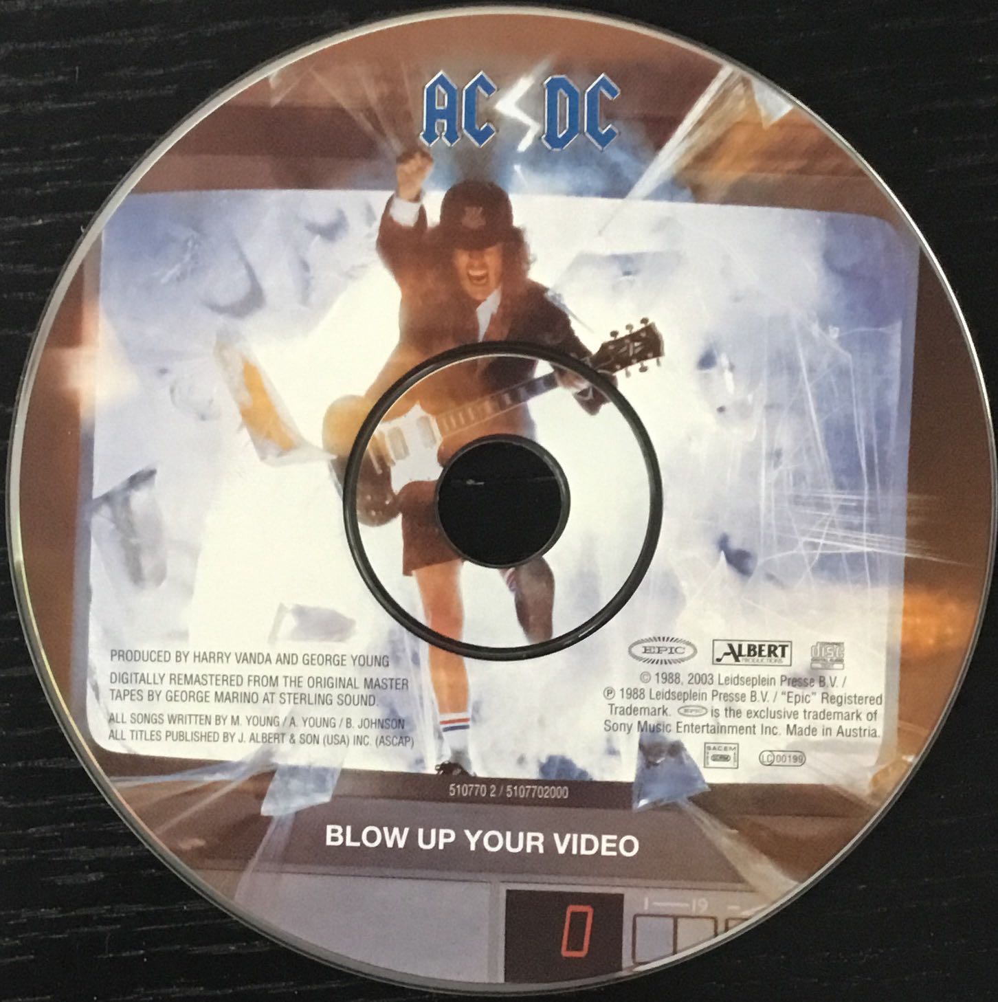 Blow Up Your Video - AC/DC (CD - 4259) music collectible [Barcode 5099751077022] - Main Image 4