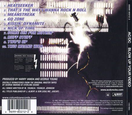 Blow Up Your Video - AC/DC (CD) music collectible [Barcode 889853333028] - Main Image 2