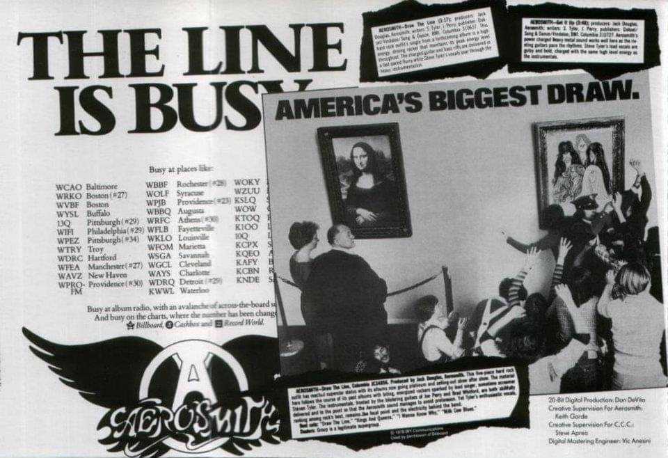 Draw The Line - Aerosmith (CD - 35) music collectible [Barcode 074643485623] - Main Image 4