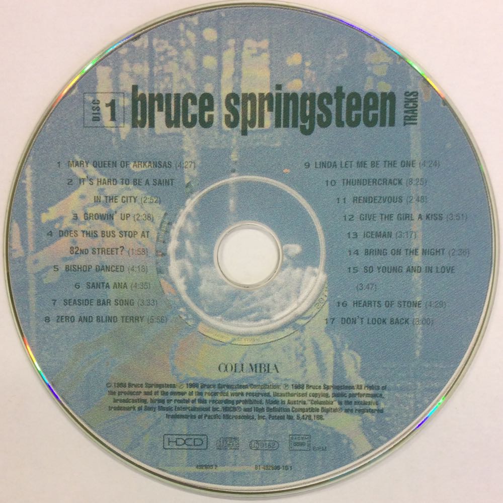 Tracks - Bruce Springsteen (CD-R) music collectible - Main Image 4