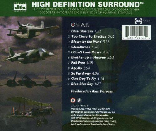 On Air - Parsons, Alan (DVD-A - 4936) music collectible [Barcode 710215441429] - Main Image 2