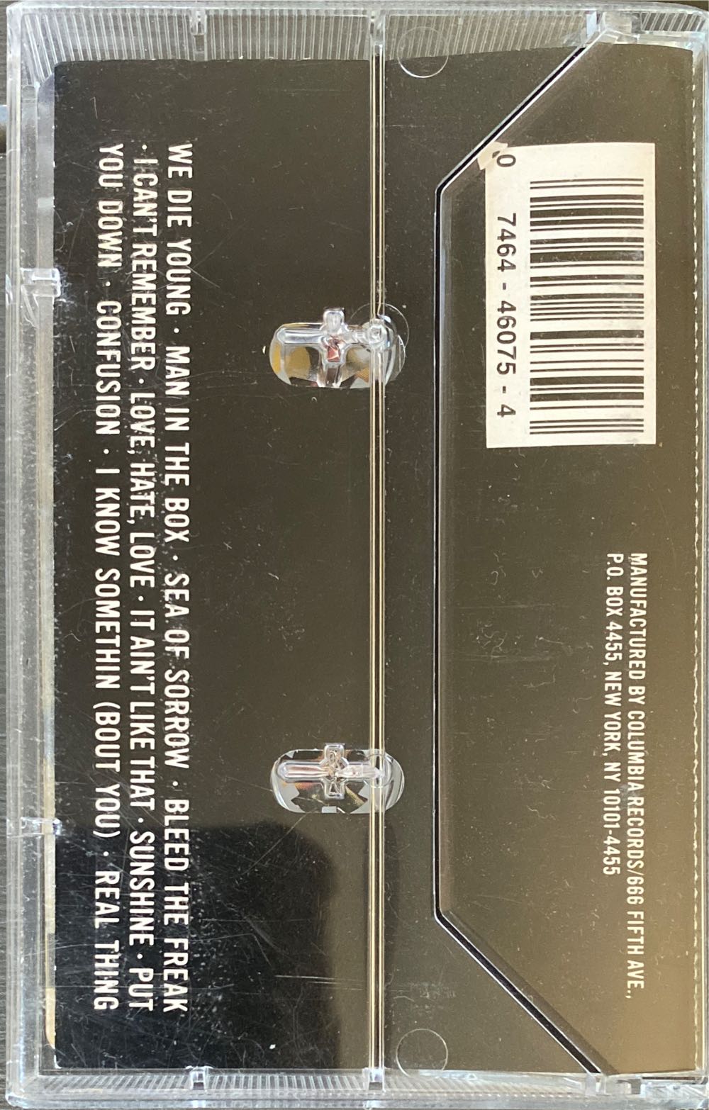 Facelift - Alice In Chains (Cassette) music collectible [Barcode 074644607543] - Main Image 2