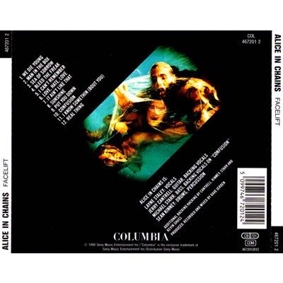Facelift - Alice In Chains (CD - 54) music collectible [Barcode 888751047624] - Main Image 2
