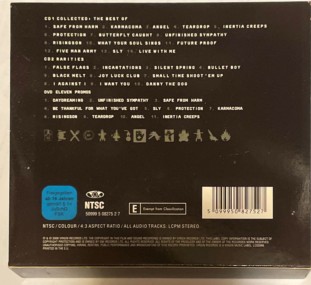 Collected - Massive Attack (CD/DVD - 190) music collectible [Barcode 5099950827527] - Main Image 2