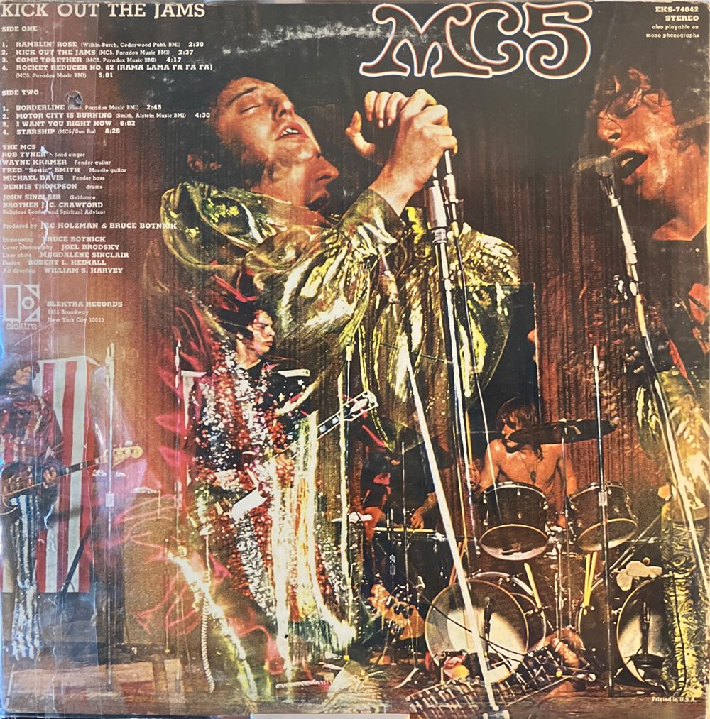 Kick Out The Jams(LIVE) - MC5 (12” - 39) music collectible [Barcode 081227971595] - Main Image 2