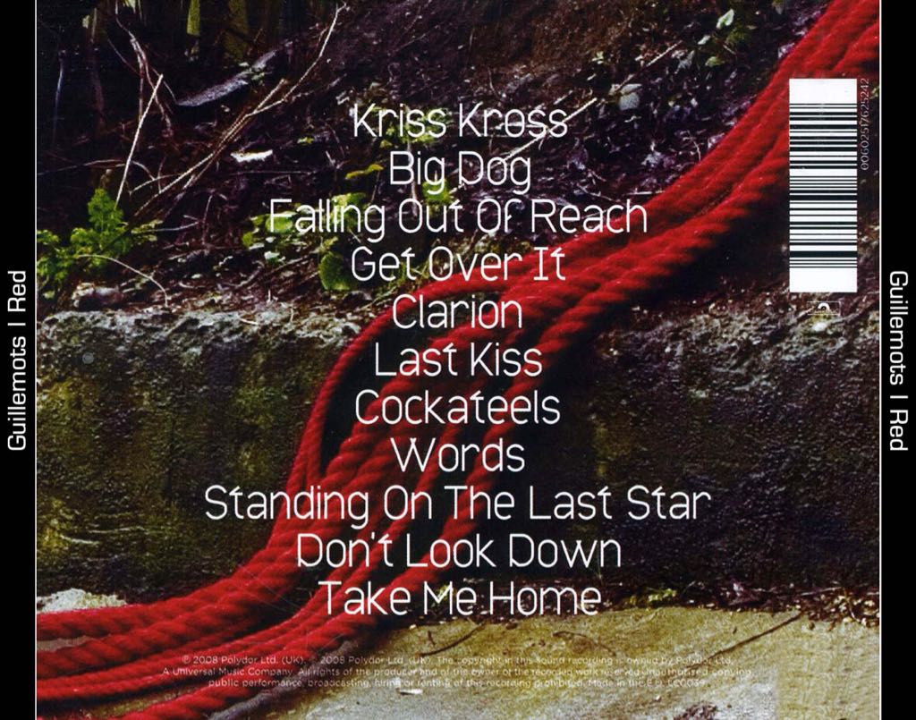 Red - Guillemots (CD) music collectible - Main Image 2
