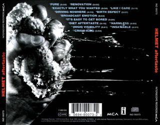 Aftertaste - Helmet (CD - 40) music collectible [Barcode 606949007324] - Main Image 2