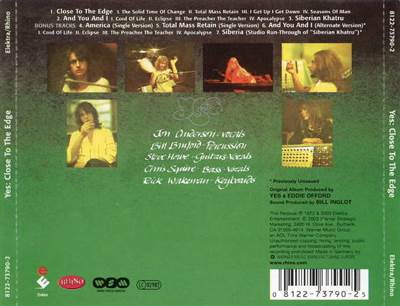 Close To The Edge - Yes (12” - 3756) music collectible - Main Image 2