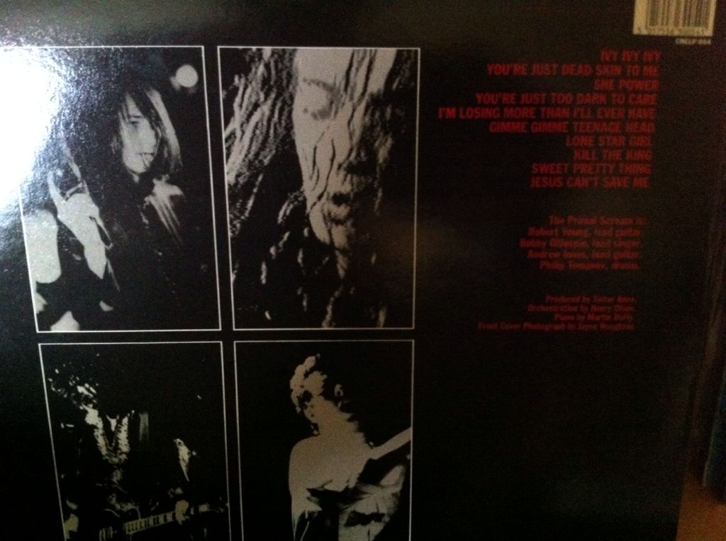 Primal Scream - Primal Scream (12”) music collectible [Barcode 5017556300541] - Main Image 2