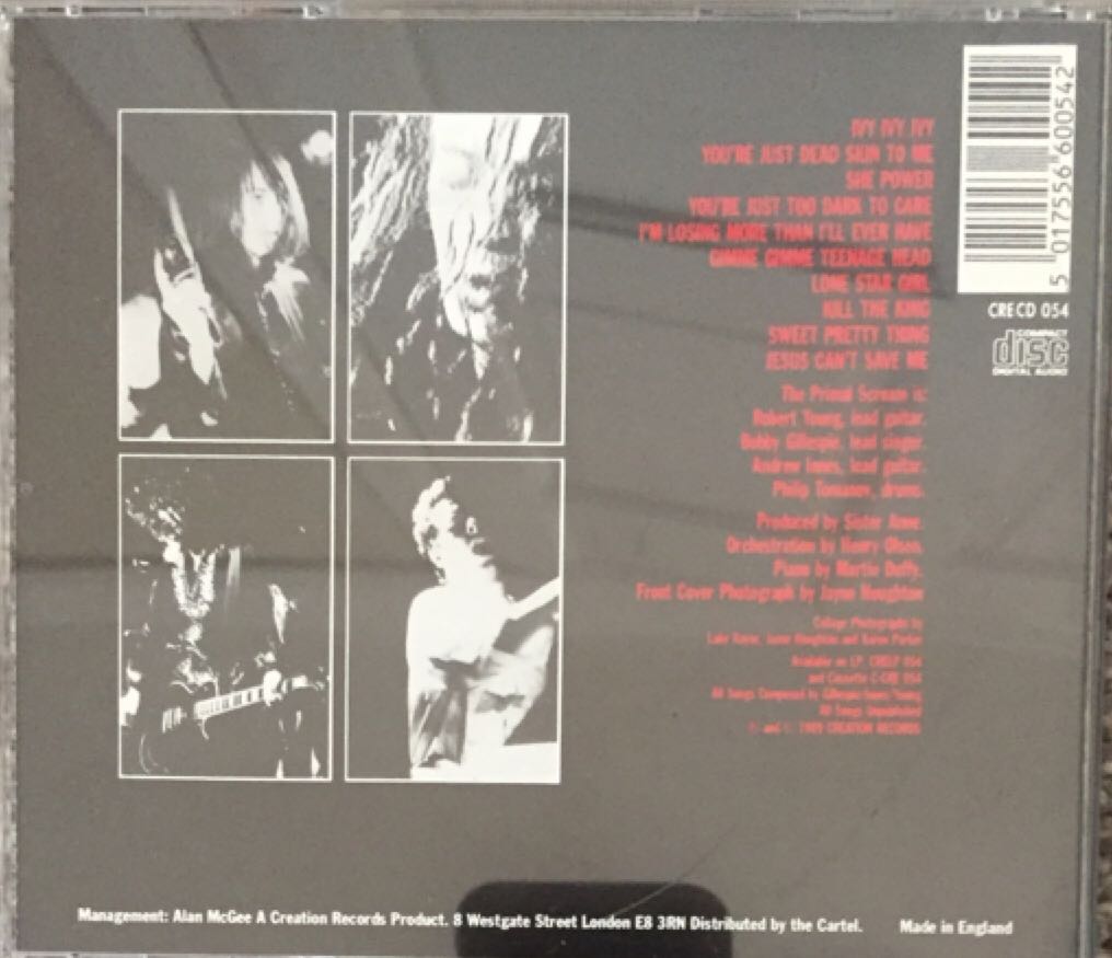 Primal Scream - Primal Scream (CD) music collectible [Barcode 5017556600542] - Main Image 2