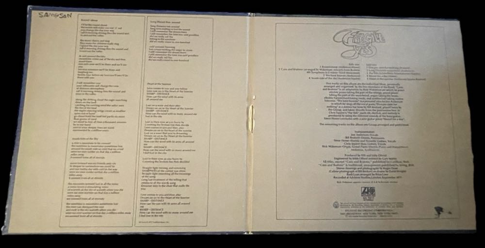 Fragile - Yes (12”) music collectible - Main Image 3