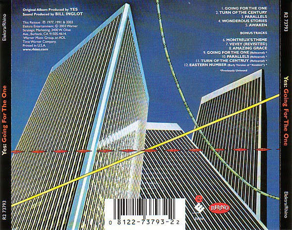 Going For The One - Yes (CD - 80) music collectible [Barcode 081227379322] - Main Image 4