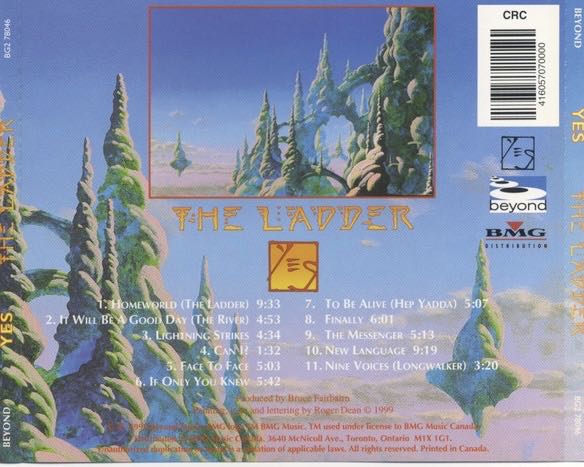 The Ladder - Yes (CD - 61) music collectible [Barcode 639857804624] - Main Image 4