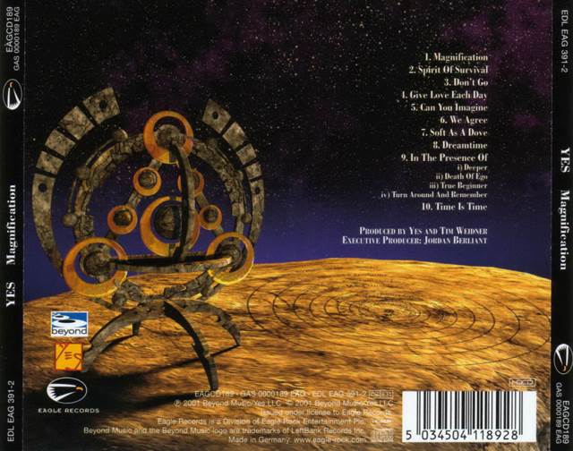 Magnification - Yes (CD - 6032) music collectible [Barcode 5034504118928] - Main Image 2