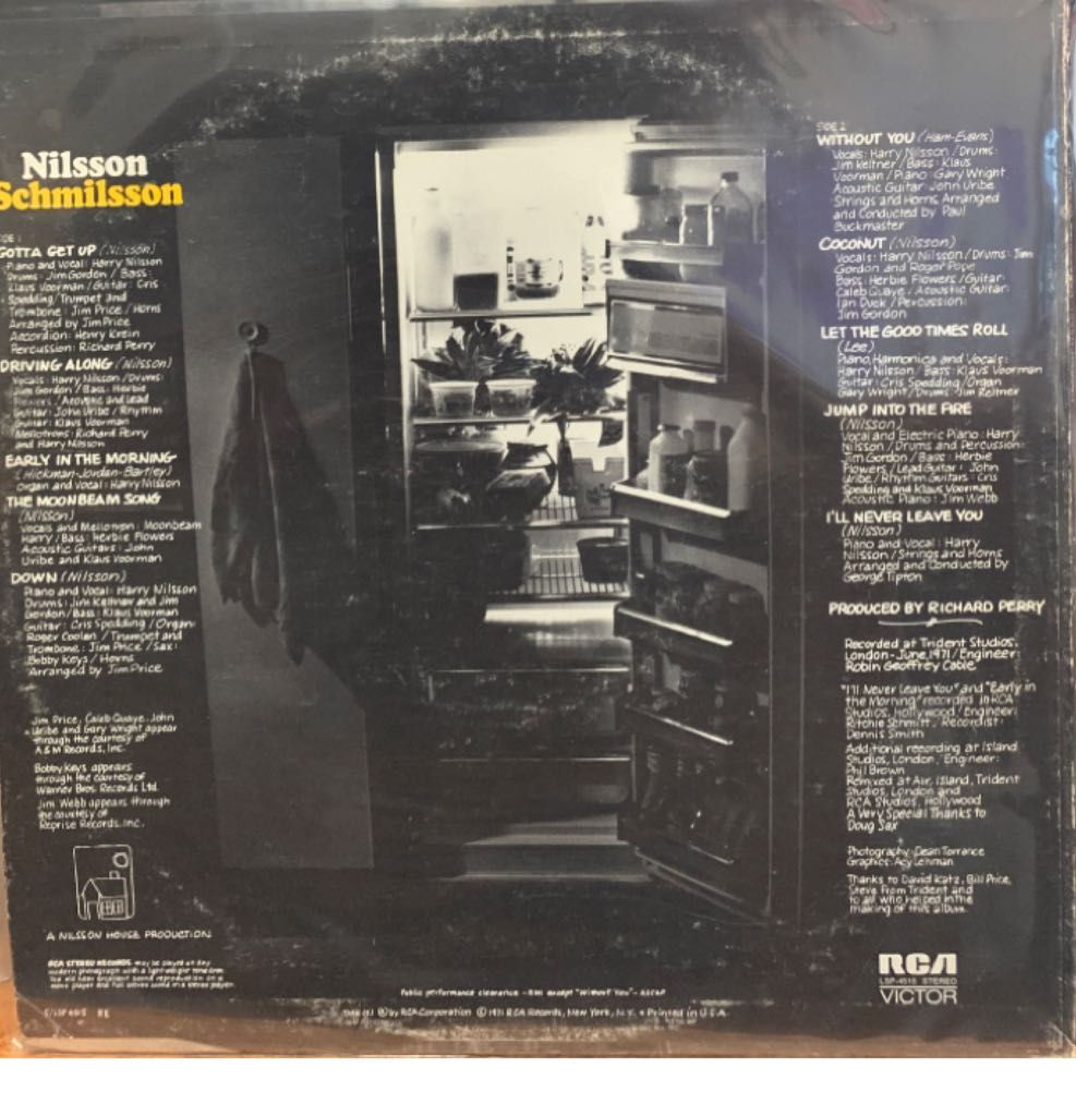Nilsson Schmilsson - Nilsson, Harry (12”) music collectible - Main Image 2