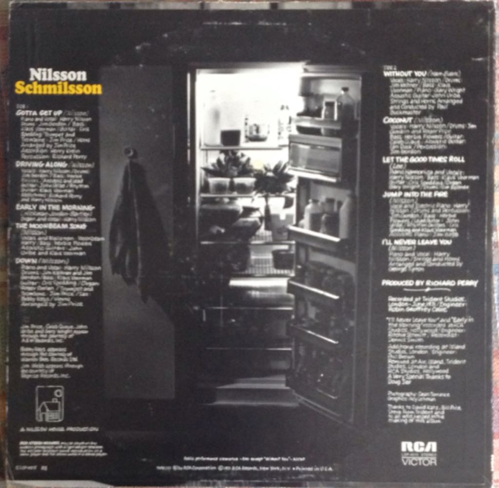 Nilsson Schmilsson - Nilsson, Harry (12”) music collectible - Main Image 2