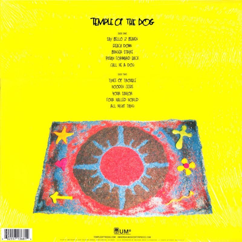 Temple Of The Dog - Temple Of The Dog (CD - 55) music collectible [Barcode 600753450604] - Main Image 2