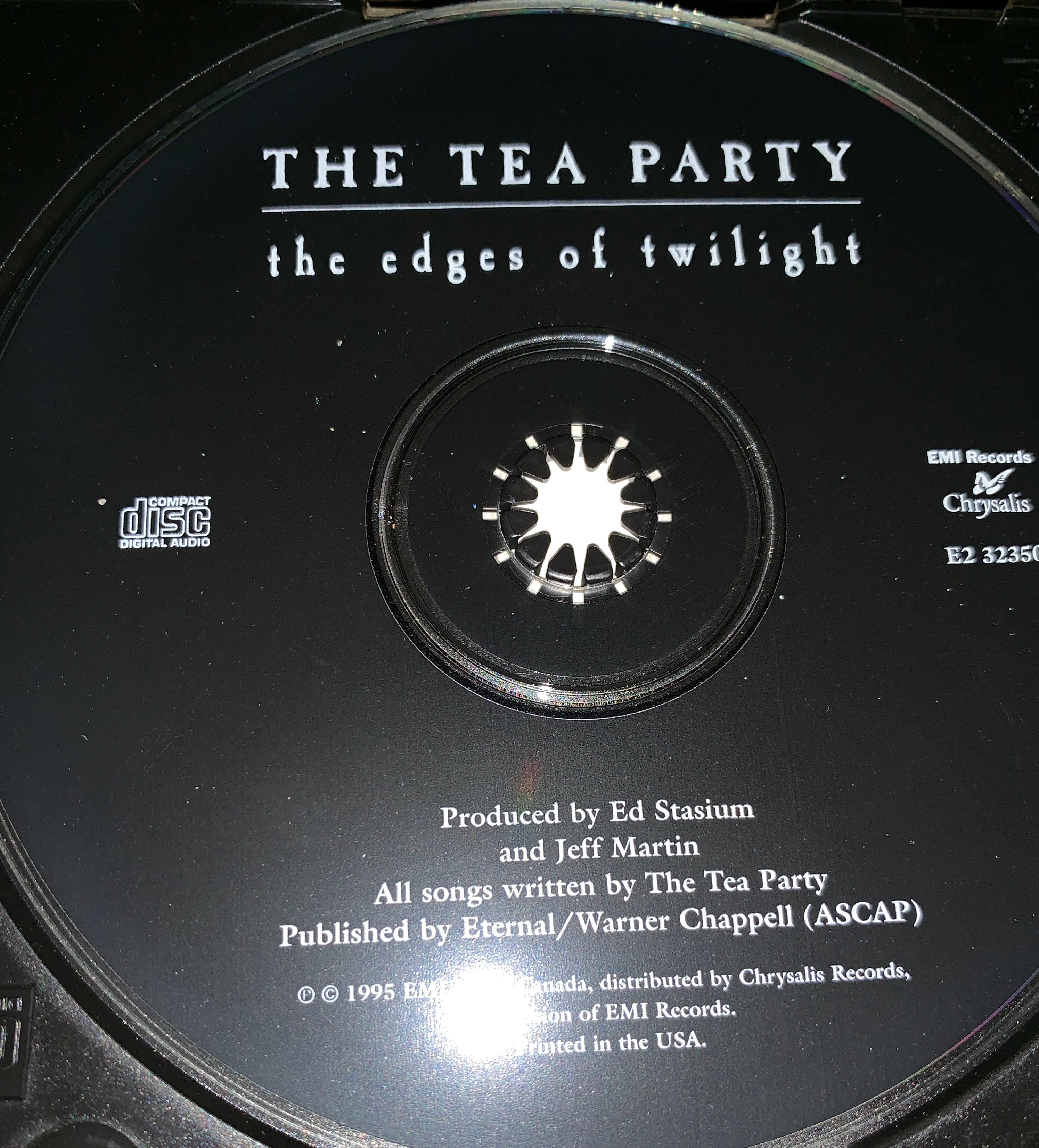 Edges Of Twilight, The - Tea Party, The (CD - 6721) music collectible [Barcode 724383235025] - Main Image 3