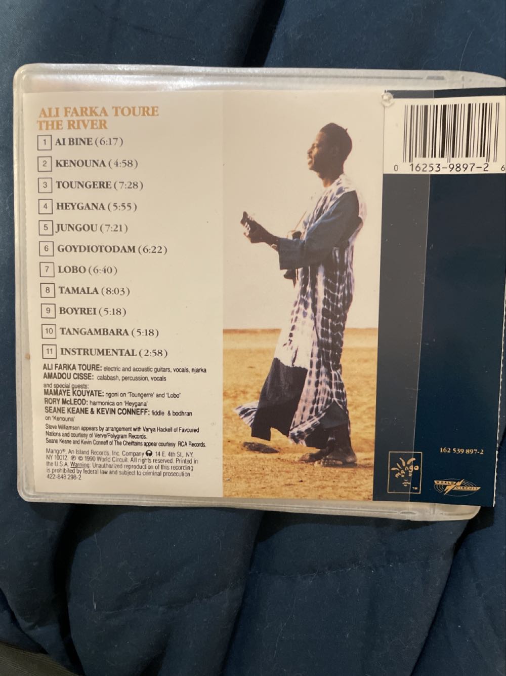Ali Farka Toure: The River - Toure, Ali Farka (CD - 67) music collectible [Barcode 016253989726] - Main Image 2
