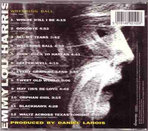 Wrecking Ball - Emmylou Harris (12”) music collectible [Barcode 5019148921028] - Main Image 2