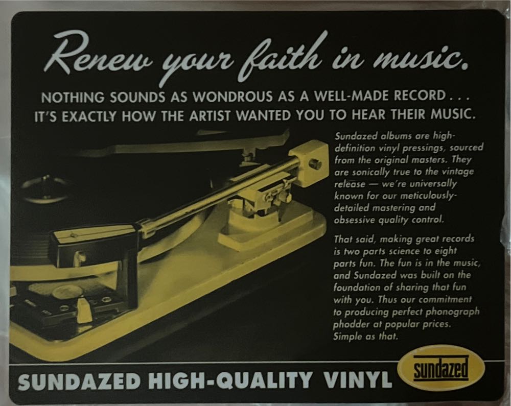 John Wesley Harding - Dylan, Bob (12” - 38) music collectible [Barcode 090771512314] - Main Image 3