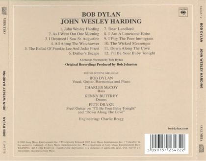 John Wesley Harding - Bob Dylan (SACD - 38) music collectible [Barcode 5099751234760] - Main Image 2