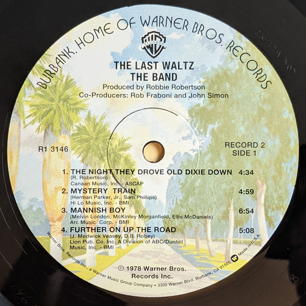 The Last Waltz - Band ,The (12”) music collectible [Barcode 081227964269] - Main Image 6