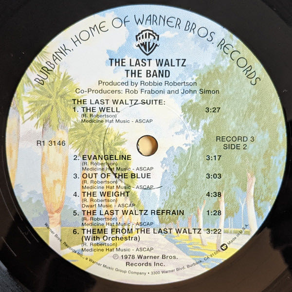The Last Waltz - Band ,The (12”) music collectible [Barcode 081227964269] - Main Image 9