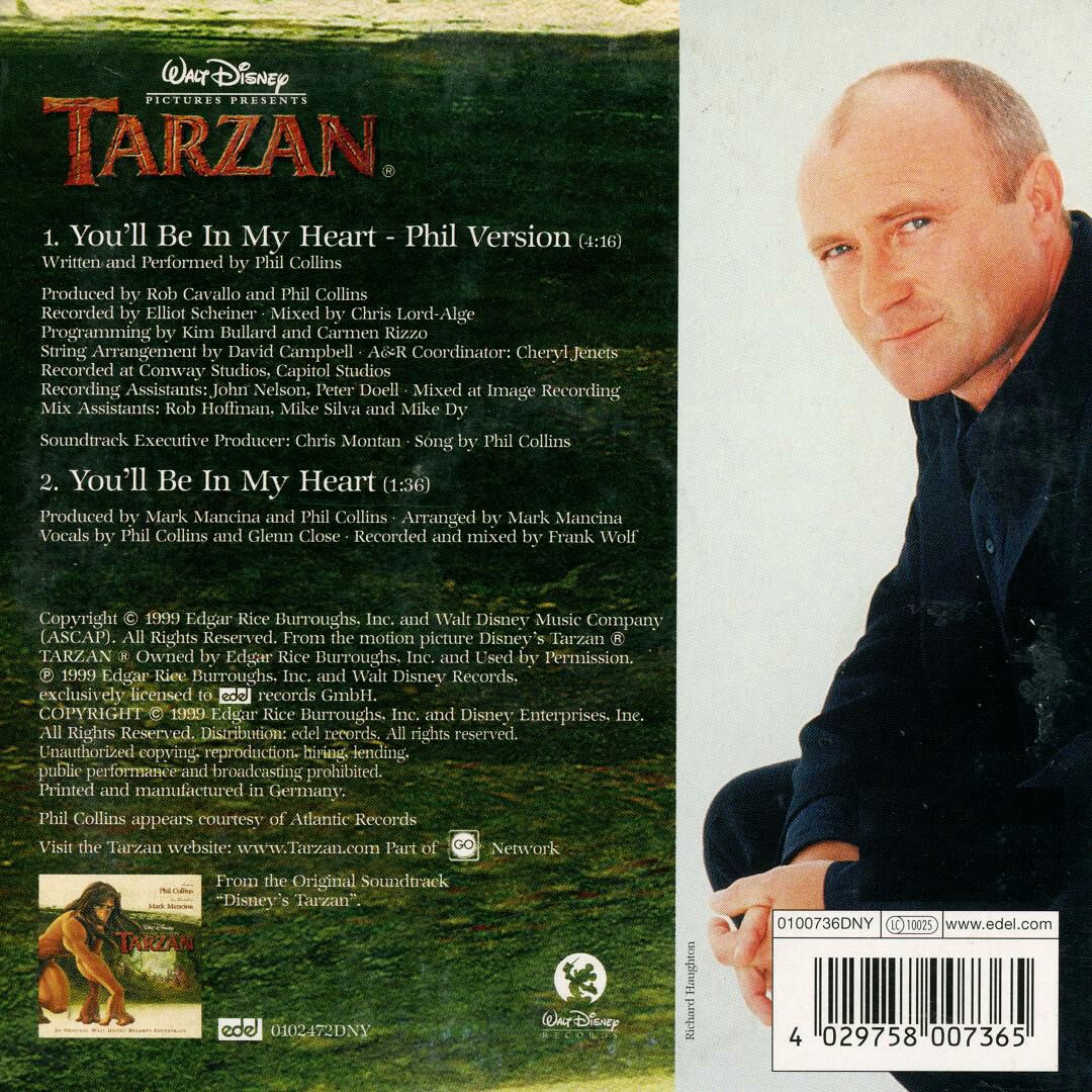 Tarzan - Disney Soundtrack * Various Artist (CD) music collectible [Barcode 4029758007365] - Main Image 2