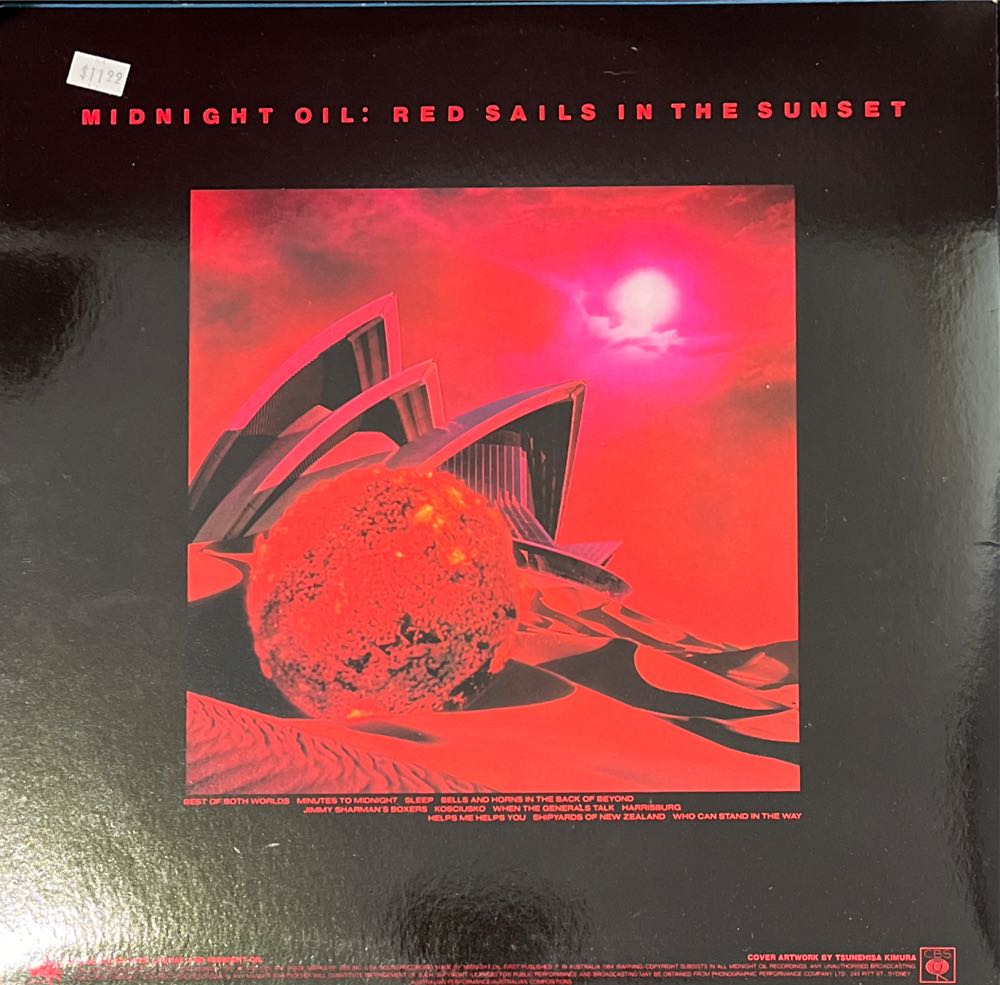 Red Sails In The Sunset - Midnight Oil (CD) music collectible [Barcode 5099746308322] - Main Image 2