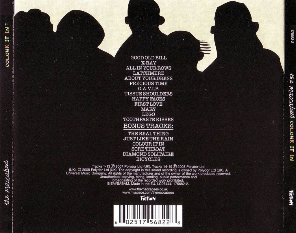 Colour It In - Maccabees, The (CD) music collectible [Barcode 602517568228] - Main Image 2