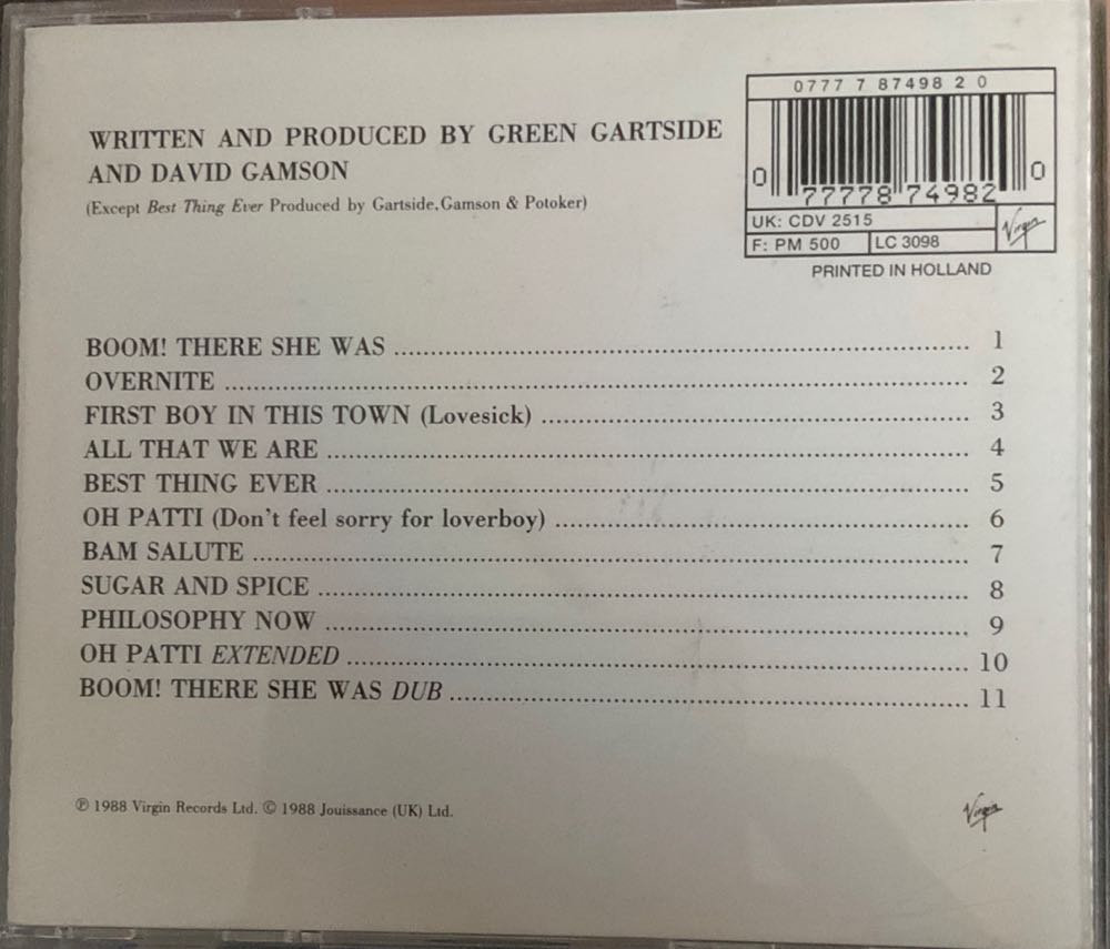 Provision - Scritti Politti (CD) music collectible [Barcode 077778749820] - Main Image 2