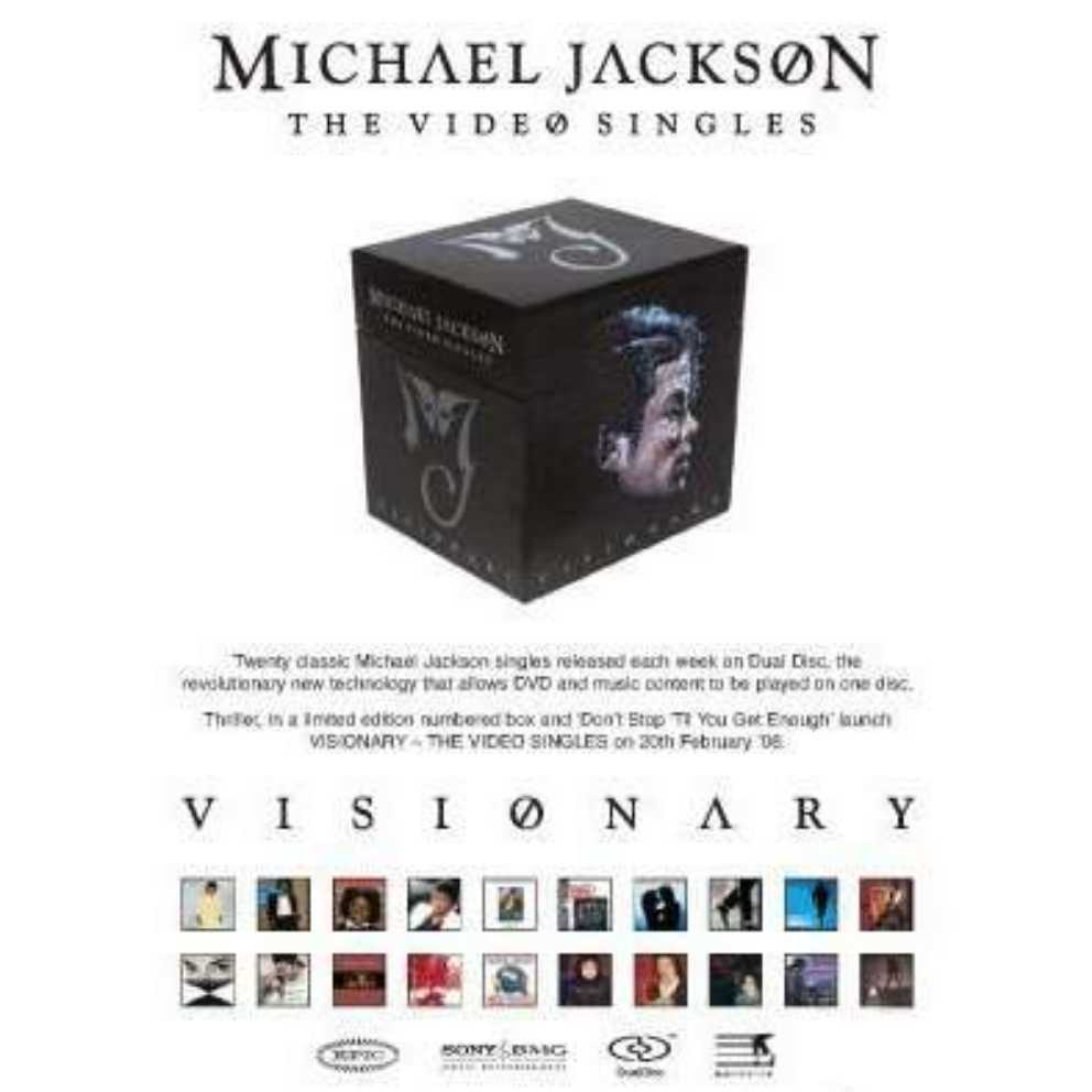 Michael Jackson Visionary - The Video Singles Collection - Michael Jackson (CD Video (CDV)) music collectible [Barcode 828767252025] - Main Image 4