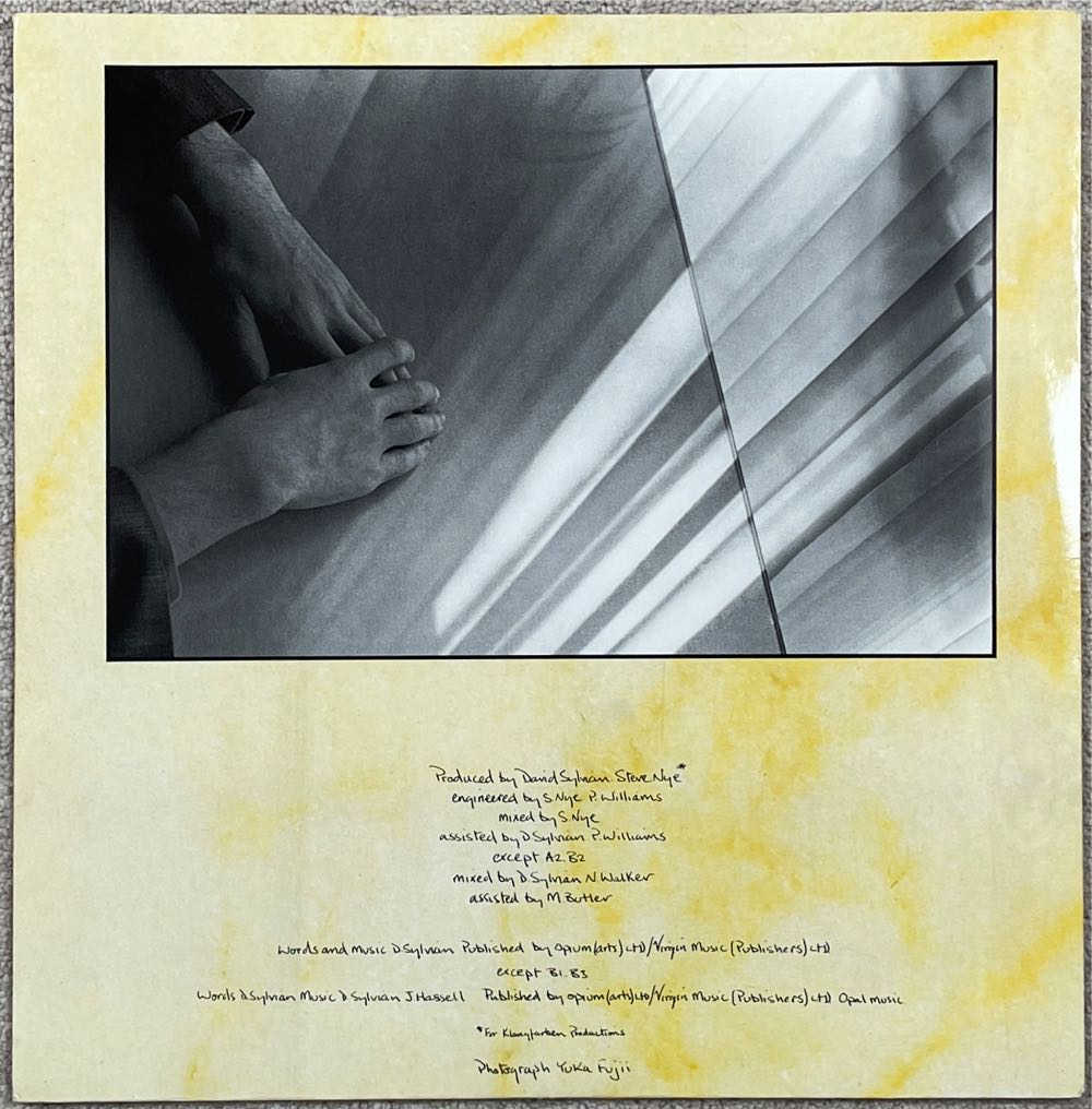Brilliant Trees - Sylvian, David (CD) music collectible [Barcode 071112646486] - Main Image 3
