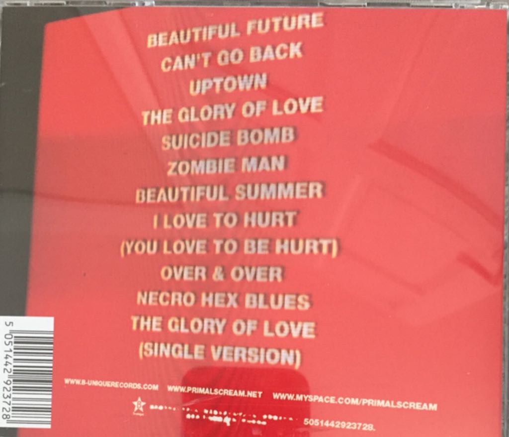 Beautiful Future - Primal Scream (CD - 71) music collectible [Barcode 5051442923728] - Main Image 2