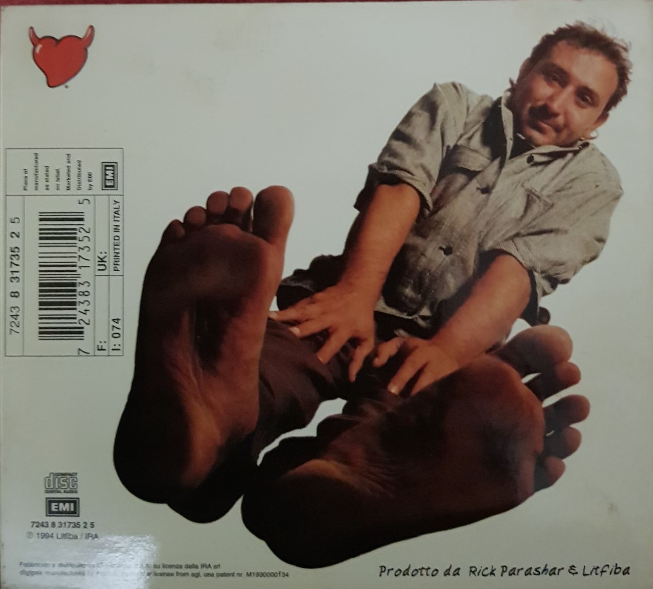 Spirito - Litfiba (CD) music collectible [Barcode 724383173525] - Main Image 2