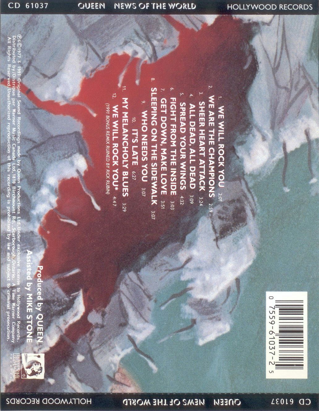 Made In Heaven - Queen (CD - 70) music collectible [Barcode 724348355423] - Main Image 2