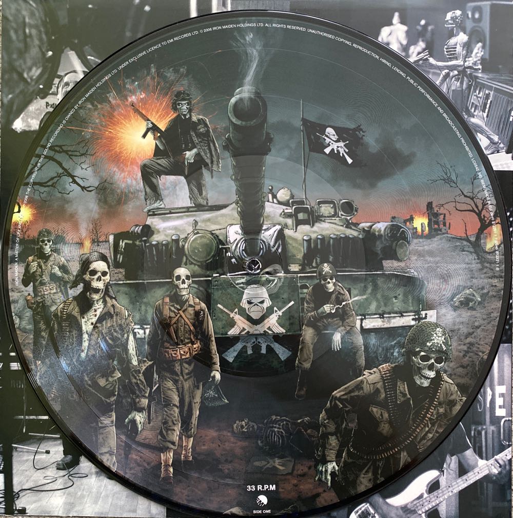 A Matter Of Life And Death (Picture Disc) - Iron Maiden 🇬🇧-Vinyl LP Remastered Press 2014/15 (12” - 71) music collectible [Barcode 094637232118] - Main Image 3