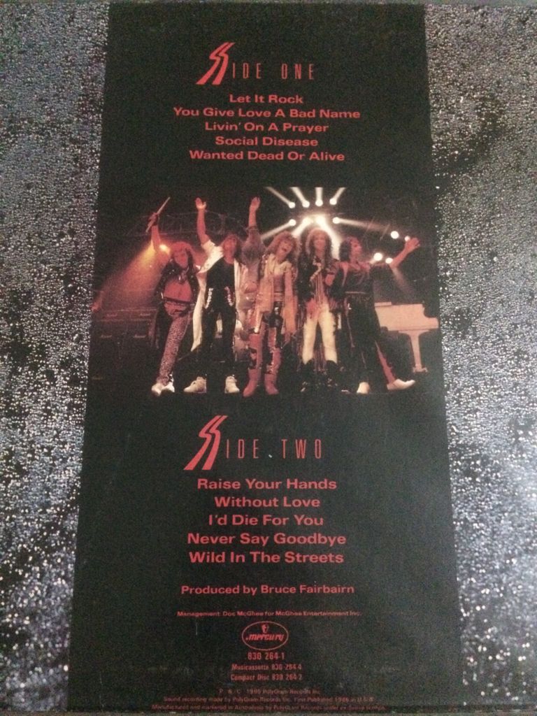 Bon Jovi - Slippery When Wet - Bon Jovi (12”) music collectible [Barcode 9399083026429] - Main Image 2