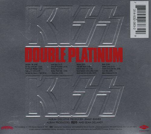 Double Platinum - Kiss (CD - 70) music collectible [Barcode 042282415523] - Main Image 4
