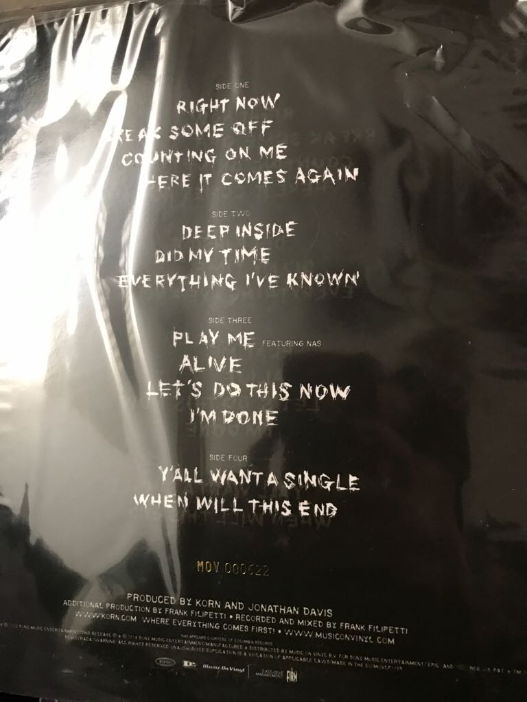 Take A Look In The Mirror - KORN (12”) music collectible [Barcode 8718469536399] - Main Image 2