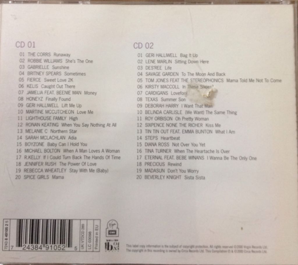 New Woman 2000 - Various Artists (CD) music collectible [Barcode 724384910525] - Main Image 2