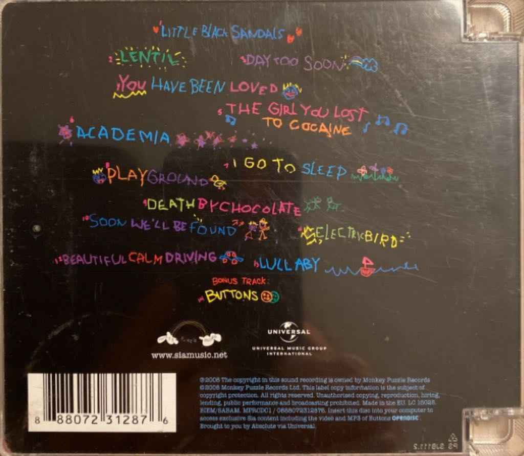 Some People Have Real Problems - Sia (CD) music collectible [Barcode 888072312876] - Main Image 2