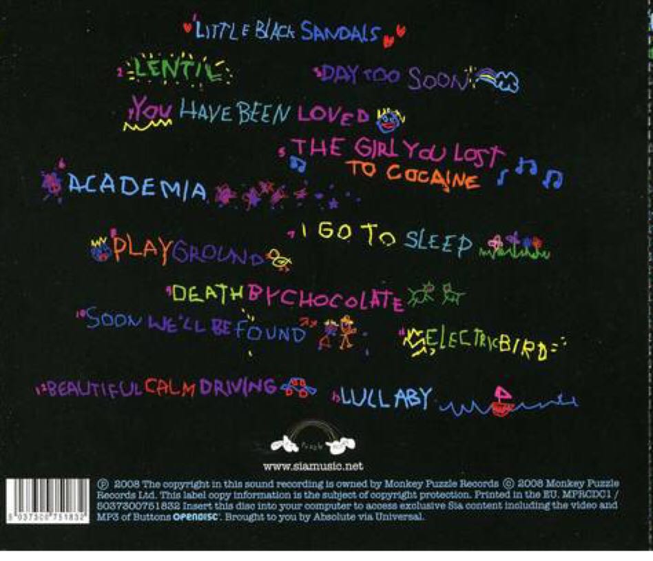 Some People Have Real Problems - Sia (CD) music collectible [Barcode 9332727013782] - Main Image 2