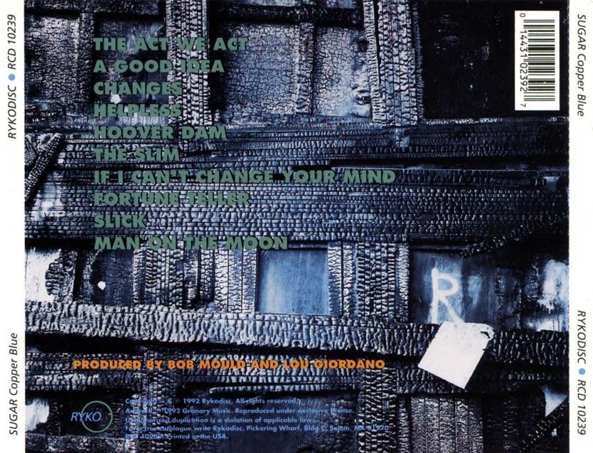 Copper Blue - Sugar (CD - 45) music collectible [Barcode 014431023927] - Main Image 2