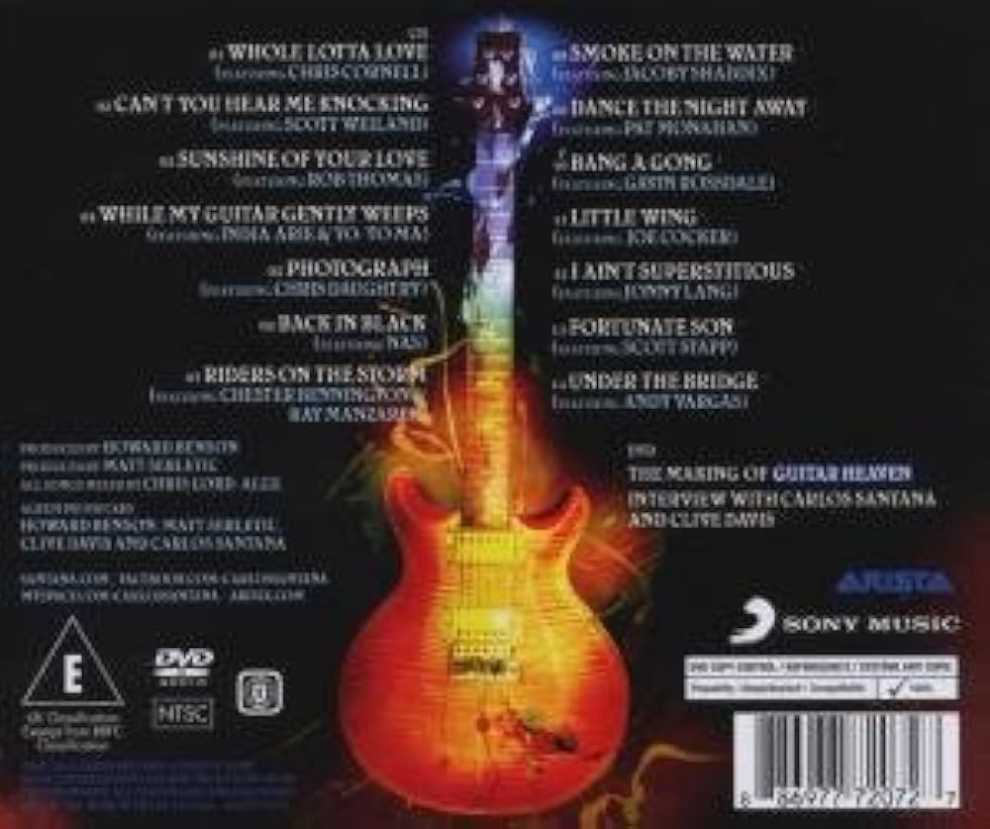 Santana: Guitar Heaven: Greatest Guitar Classics of All Time - Santana (CD - 76) music collectible [Barcode 8803581117400] - Main Image 3