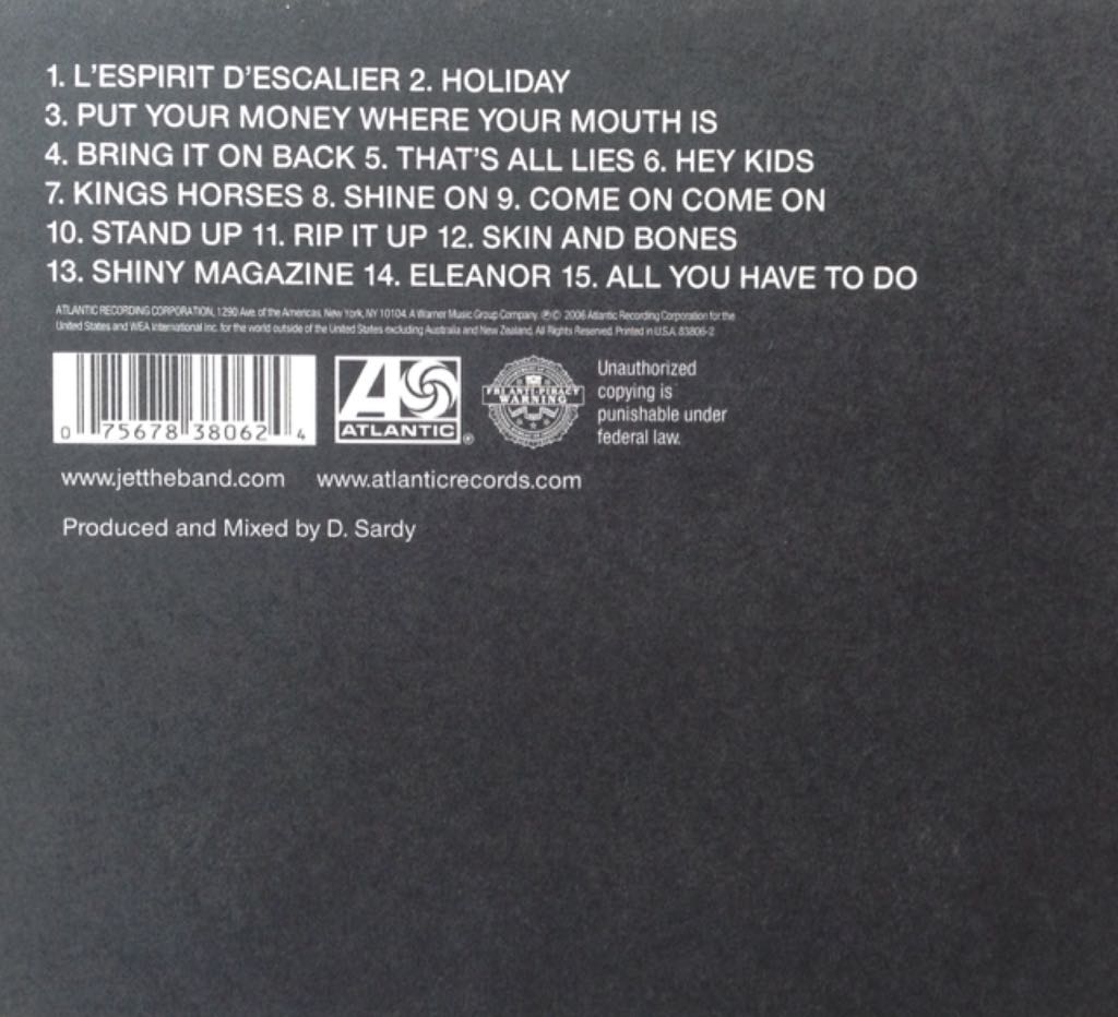 Shine On - Jet (CD) music collectible [Barcode 094637656426] - Main Image 2