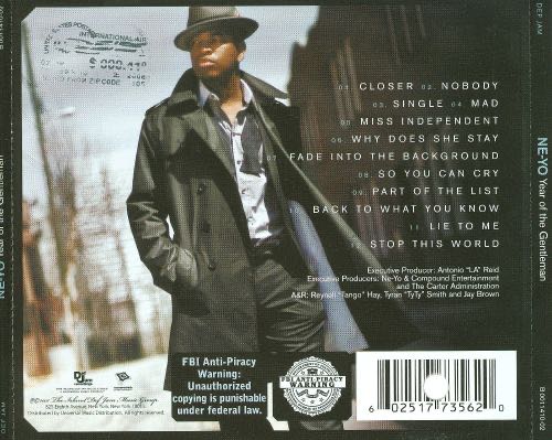 Year Of The Gentleman - NE-YO (CD) music collectible [Barcode 602517866690] - Main Image 2